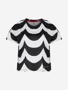 Футболка женская adidas Marimekko, Черный