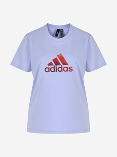 Футболка женская adidas, Фиолетовый