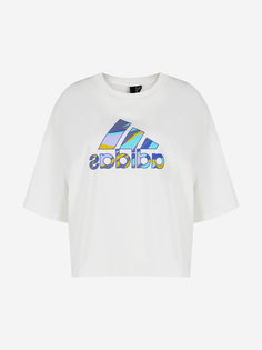 Футболка женская adidas Sportswear Street Mirror, Белый