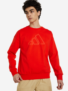 Свитшот мужской adidas, Оранжевый