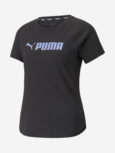 Футболка женская PUMA Fit Logo, Черный