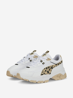 Кроссовки женские PUMA Cassia Via Animal, Белый