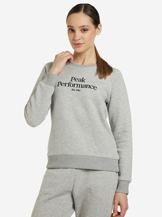 Свитшот мужской Peak Performance Original Crew, Серый