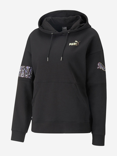 Худи женская PUMA Power Nova Shine, Черный