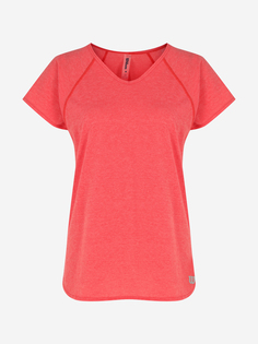 Футболка женская Wilson Training V-Neck Tee, Красный