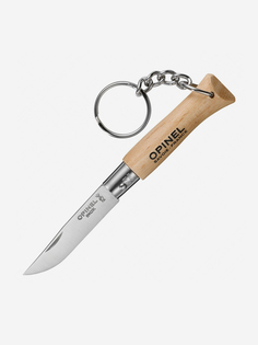 Нож-брелок Opinel №4, нержавеющая сталь, бук, 000081,