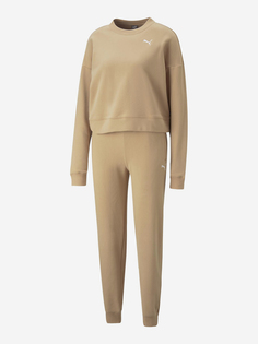 Спортивный костюм женский PUMA Loungewear, Бежевый