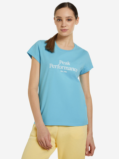 Футболка женская Peak Performance Original Tee, Синий