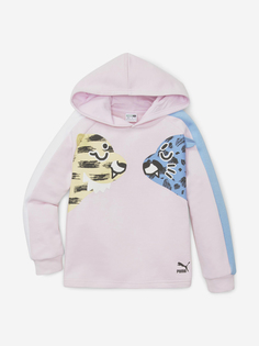 Худи для девочек PUMA T7 Pumamates, Розовый