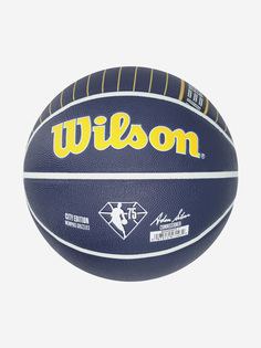 Мяч баскетбольный Wilson NBA Team City Collector, Синий