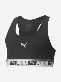 Спортивный топ бра для девочек PUMA Strong, Черный