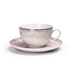 Набор посуды Yves de la rosiere Mimosa Набор чайных пар 12 предметов, белый, персиковый (619501 1558)