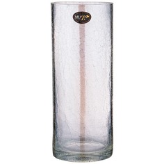 Ваза-цилиндр Muza Cracle white 12х30 см Муза