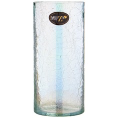 Ваза-цилиндр Muza Cracle white 12х25 см Муза