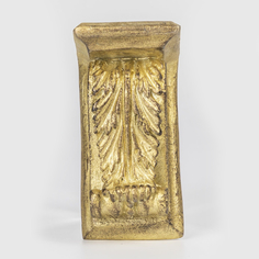 Консоль настенная Glasar золотистая 8х8х15 см ГЛАСАР