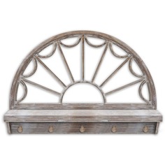 Полка настенная Glasar коричневая 60x15x45 см ГЛАСАР