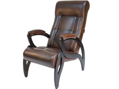 Кресло для отдыха, модель 51 «весна», венге, antic crocodile (аврора) коричневый Avrora