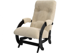 Кресло-глайдер, модель 68 венге, verona vanilla (аврора) бежевый Avrora