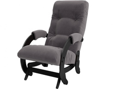 Кресло-глайдер, модель 68 венге, verona antrazite grey (аврора) серый Avrora