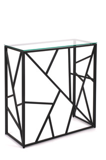 Консольный стол 1053-cb clear черный муар (all consoles) черный