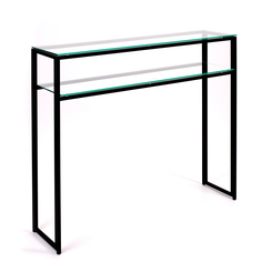 Консольный стол 1042-cb clear черный муар (all consoles) черный