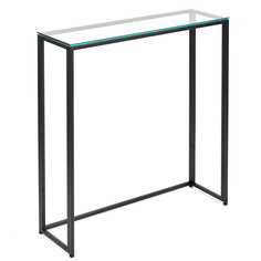 Консольный стол 1074-cb clear черный муар (all consoles) черный