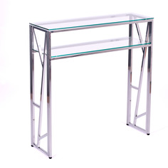 Консольный стол 1094-cs clear серебряный (all consoles) серебристый