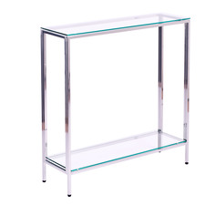 Консольный стол 1084-cs clear серебряный (all consoles) серебристый