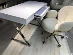 Стол-консоль рокки mj-001, белый (ist casa) серый