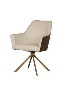 Стул обеденный хьюго tw-1187, молочно-коричневый (ist casa) белый