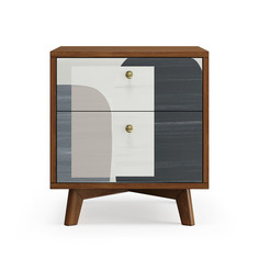 Прикроватная тумба fr009 (the idea) коричневый 49x55x40 см.