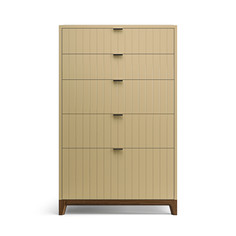 Высокий комод cs024 (the idea) зеленый 76x122x45 см.