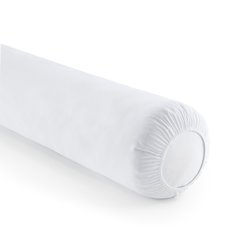 Комплект из 2 чехлов на подушку-валик из джерси 100 хлопок длина: 90 см белый (laredoute) белый
