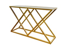 Консоль с мраморной столешницей (for miss) черный 35.0x80.0x120.0 см.