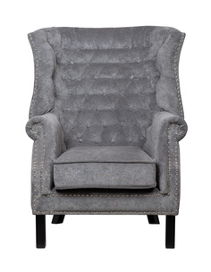 Кресло кресло teas grey (mak-interior) серый 76x105x80 см.