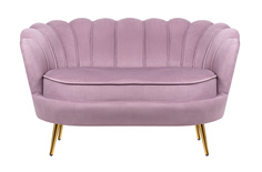 Диван розовый диван pearl double pink (mak-interior) розовый 138x78x77 см.