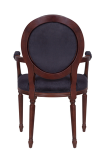 Стулья с подлокотниками стул delo kora arm black (mak-interior) черный 57x96x55 см.