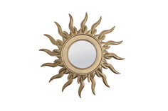 94pr-21901 зеркало декоративное солнце цвет золото d60см (garda decor) золотой