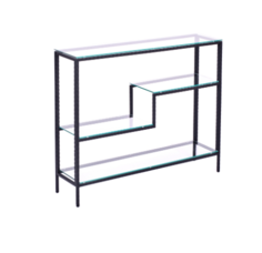 Консольный стол 1012-cb loft clear черный муар (all consoles) черный