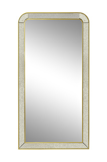 19-oa-8173 зеркало напольное рама отделка антик 100*190см (garda decor) золотой