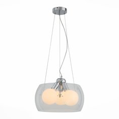 Светильник подвесной uovo (st luce) серебристый 131 см.