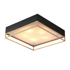 Светильник потолочный chodo (st luce) черный 60x18x60 см.