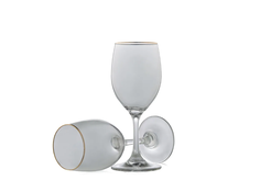 Бокал для вина mist cерый 540 мл (ogogo) прозрачный