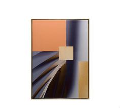 Панно интерьерное на холсте abstraction 70х50 см (ogogo) серый