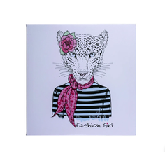 Картина интерьерная fashion girl 30х30см (ogogo) мультиколор