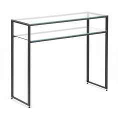 Консольный стол 1041-cb clear черный муар (all consoles) черный