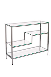 Консольный стол 1011-cs clear серебряный (all consoles) серебристый