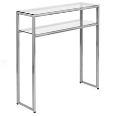 Консольный стол 1044-cs clear серебряный (all consoles) серебристый