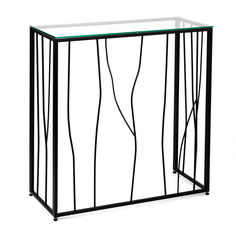 Консольный стол 1023-cb clear черный муар (all consoles) черный