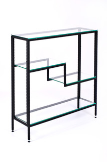 Консольный стол 1014-cb loft clear черный муар (all consoles) черный